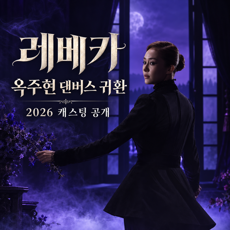 2026 뮤지컬 레베카 캐스팅 공개! 김우형·민우혁·이아름솔 새롭게 합류