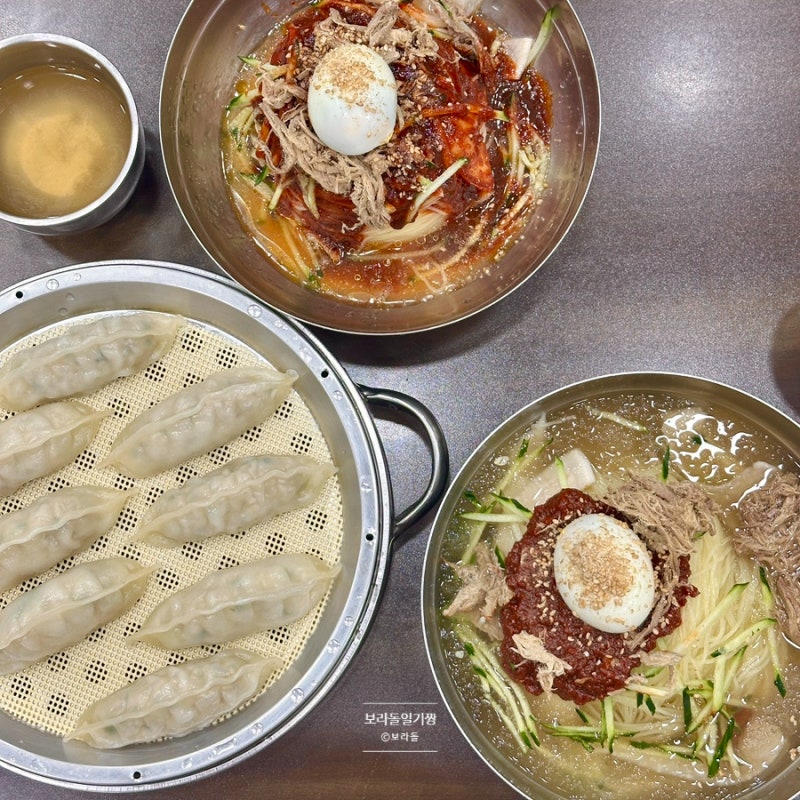 부산 서면 맛집 서면밀면 부드러운 면발과 쫄깃한 만두의 조화