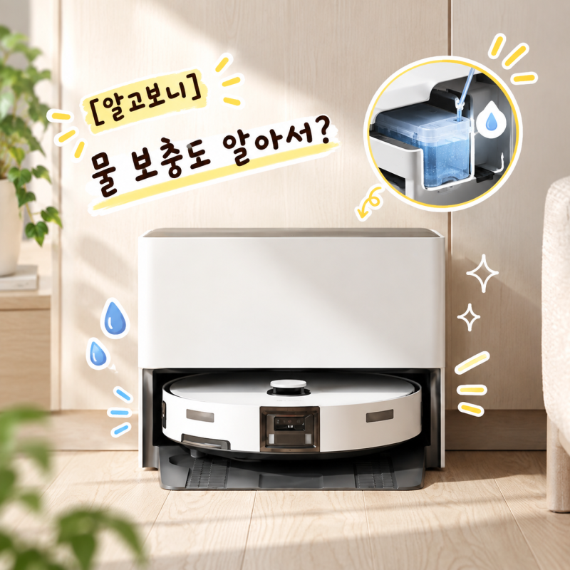 [알고보니] 삼성 로봇청소기 비스포크 AI 스팀 울트라, 자동 급배수가 편한 이유