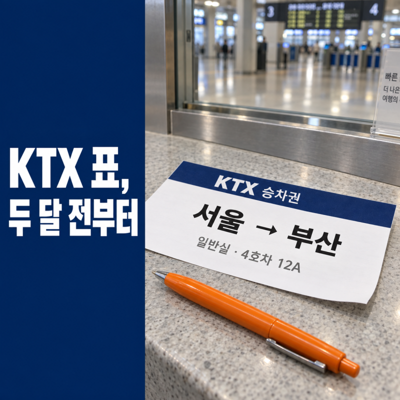 두 달 전 산 주말 표, 하루 전 취소하면 5%…KTX 예매 '위약금'