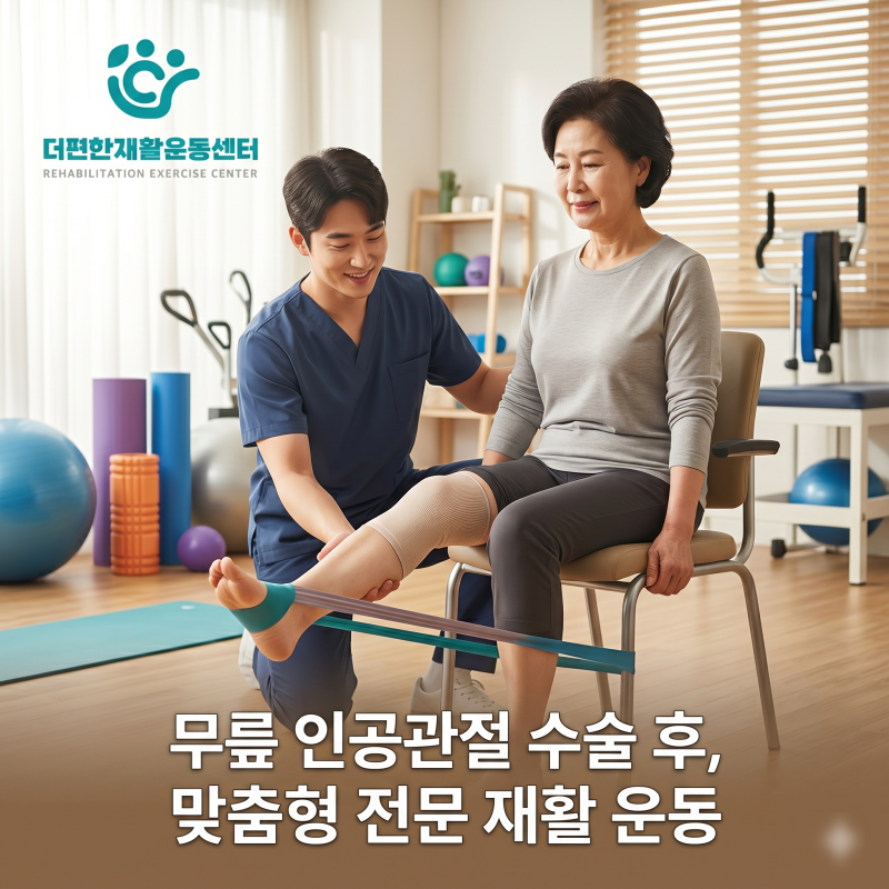 [무릎 인공관절 방문재활]수술은 끝났는데, 진짜 재활은 지금부터입니다, 무릎 인공관절 수....