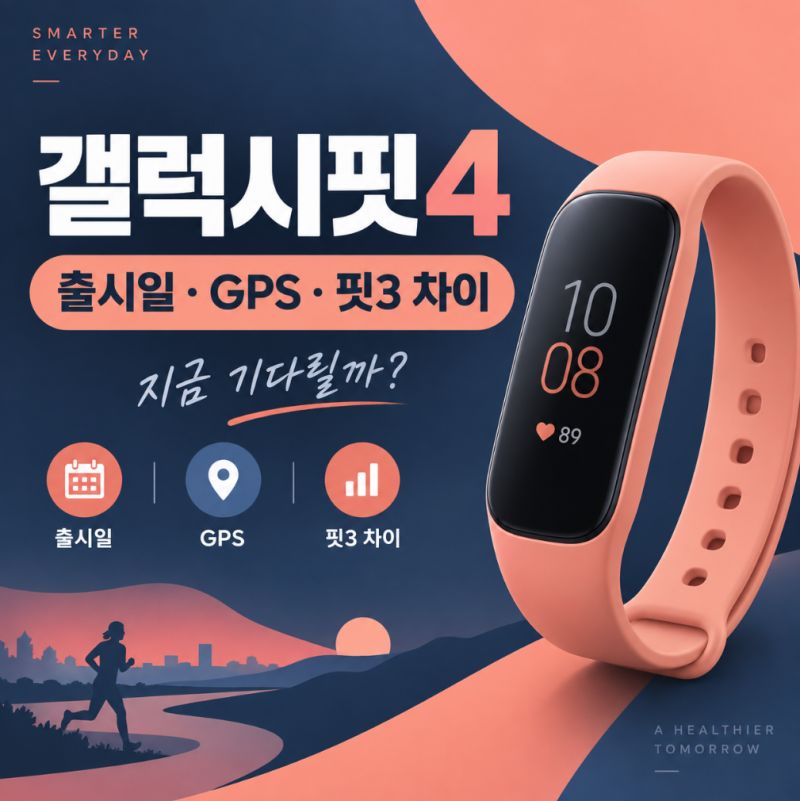 갤럭시핏4 출시일 언제? GPS 탑재 여부·가격·핏3와 차이 정리