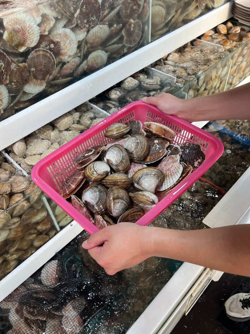 월미도 맛집 오션뷰에 한잔, 조개구이 무한리필에 한잔, 인천 회식장소 중에 제일 행복했던 ....