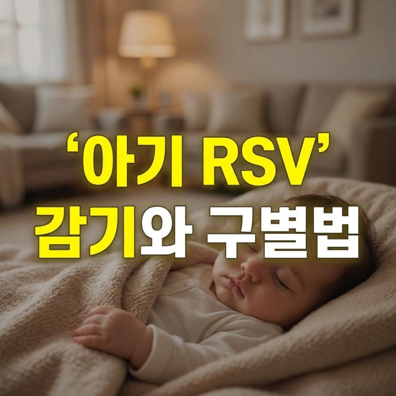 첫 가을·겨울 맞는 우리 아기 RSV 주의보: 단순 감기와 모세기관지염 구별법