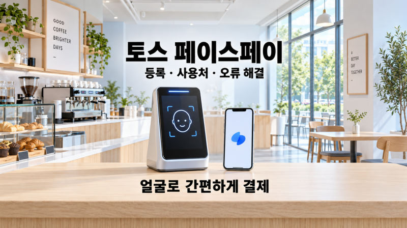 토스 페이스페이 사용법｜등록·사용처·얼굴 인식 안 될 때 해결 방법