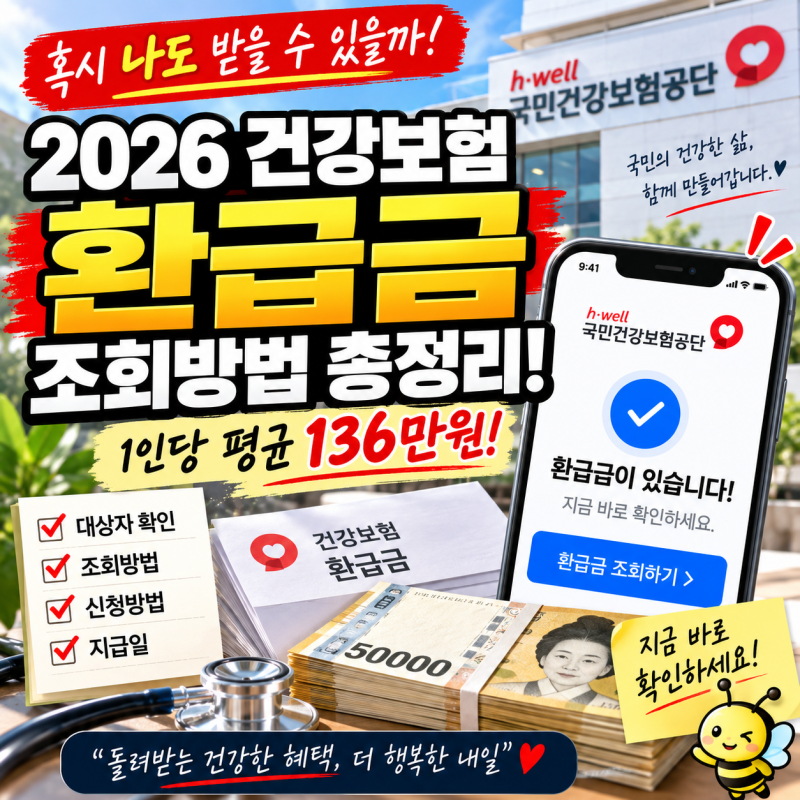 2026 건강보험 환급금 조회방법