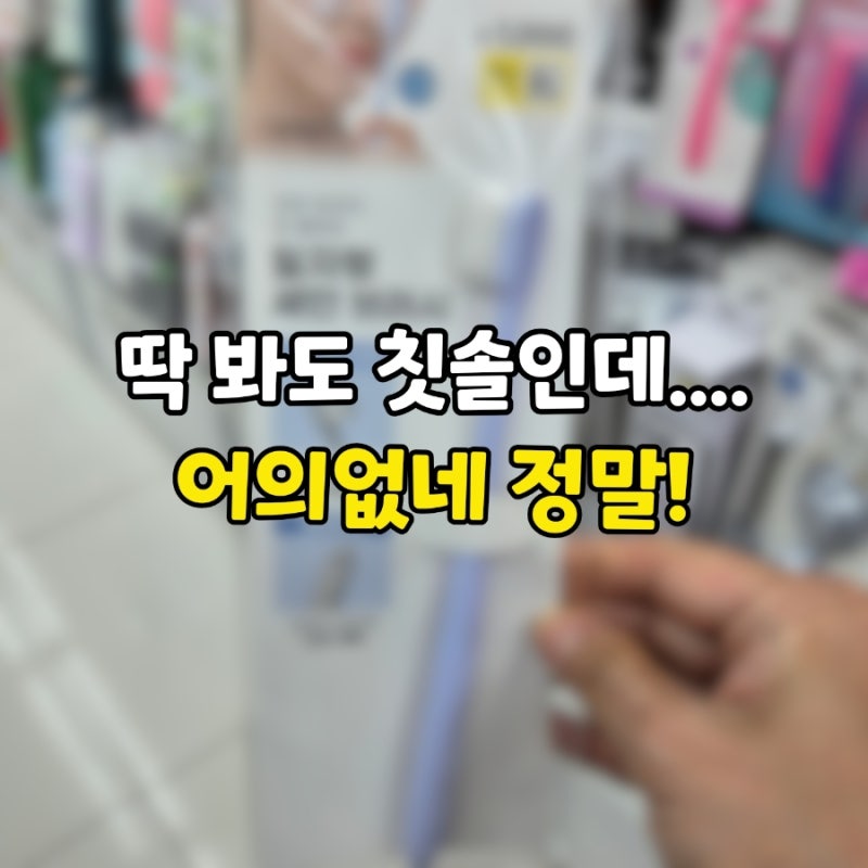 칫솔인 줄 알았는데 세안브러시? 다이소에서 발견한 신박템