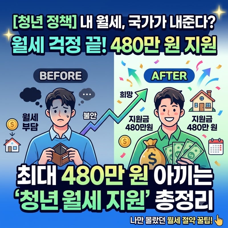 [전북ON] [청년 정책] 월세 부담 끝! 최대 480만 원 아끼는 '청년월세 지원' 총정리