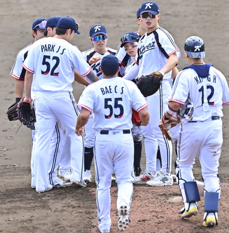 만루포가 두 번 터졌다…한국 야구, 태국전 18-1 콜드승으로 조 1위