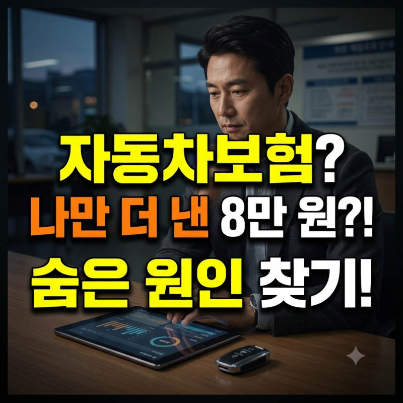 보험료 내렸다더니 내 청구서는 +8만 원? 자동차 보험 영수증 팩트체크