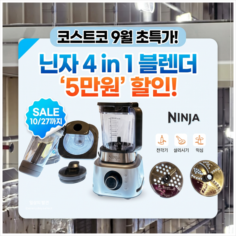 "1년 써본 사람이 말리지 않는" 코스트코 닌자 4 in 1 블렌더