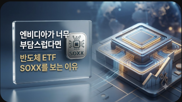 엔비디아가 너무 부담스럽다면 반도체 ETF SOXX를 보는 이유