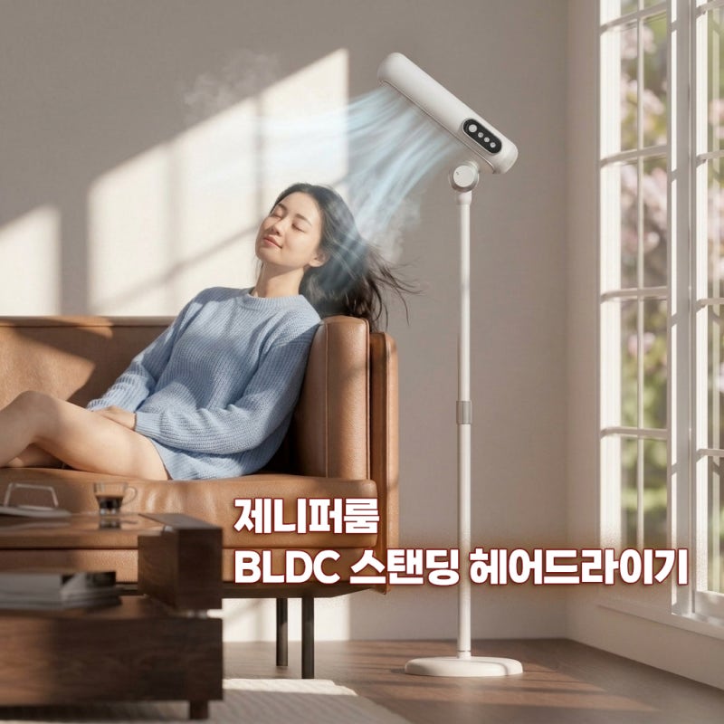 제니퍼룸 BLDC 스탠딩 헤어드라이기! 머리 말리다 팔 빠질 뻔한 사람 필수! ♂️✨