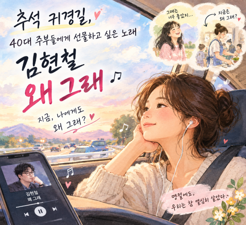 추석 귀경길추천 노래 40대주부추천 1995년도 김현철 (왜그래)