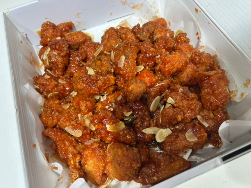 [만석닭강정] 만석닭강정 순살 보통맛 | 속초 안 가도 되는 닭강정 택배 후기