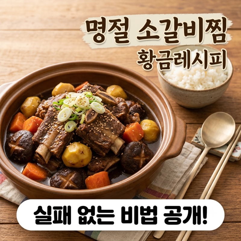 명절 소갈비찜 황금레시피