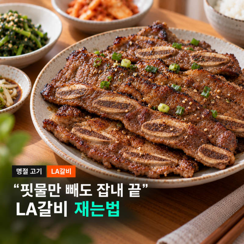 핏물만 빼도 잡내가 안 나더라구요, LA갈비 재는법 LA갈비 구이 양념장