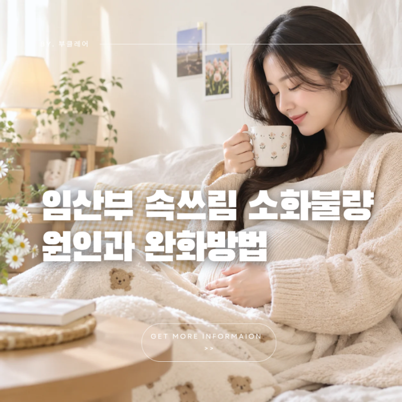 임산부 속쓰림 소화안됨 원인과 완화법 총정리