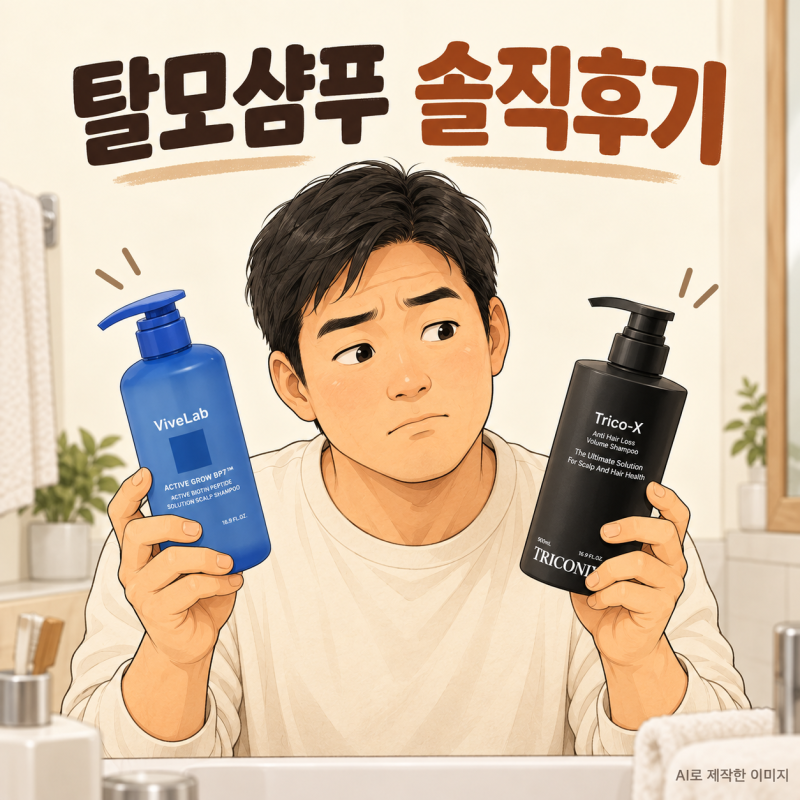 바이브랩·트리코닉스 탈모샴푸 솔직후기｜홍현희·이시언 광고 보고 사봤더니