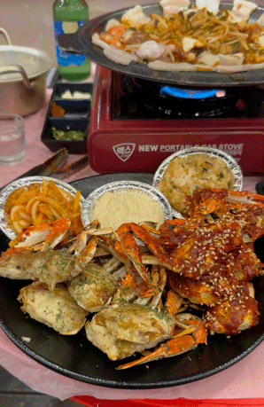 여수 낭만포차 44번 밤바다 포차거리 돌문어해물삼합 꽃게마요구이 맛집 술집 추천