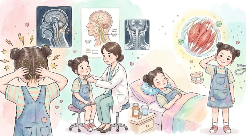 후두신경통 뒷머리 찌릿한 통증 원인