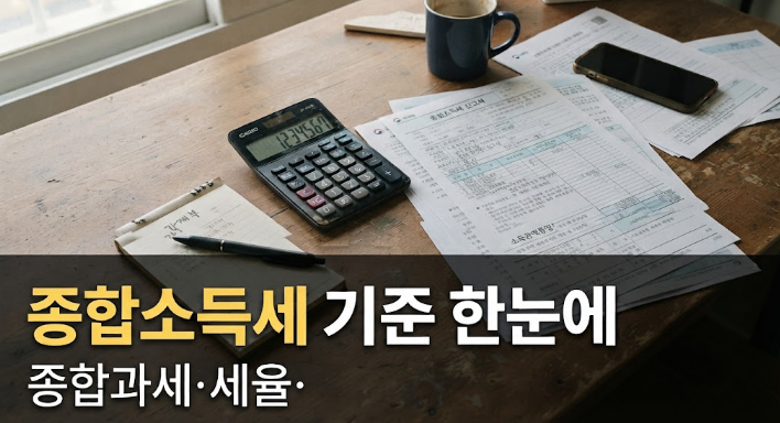 종합소득세 기준, 나도 신고 대상일까? 소득 기준부터 세율까지 정리