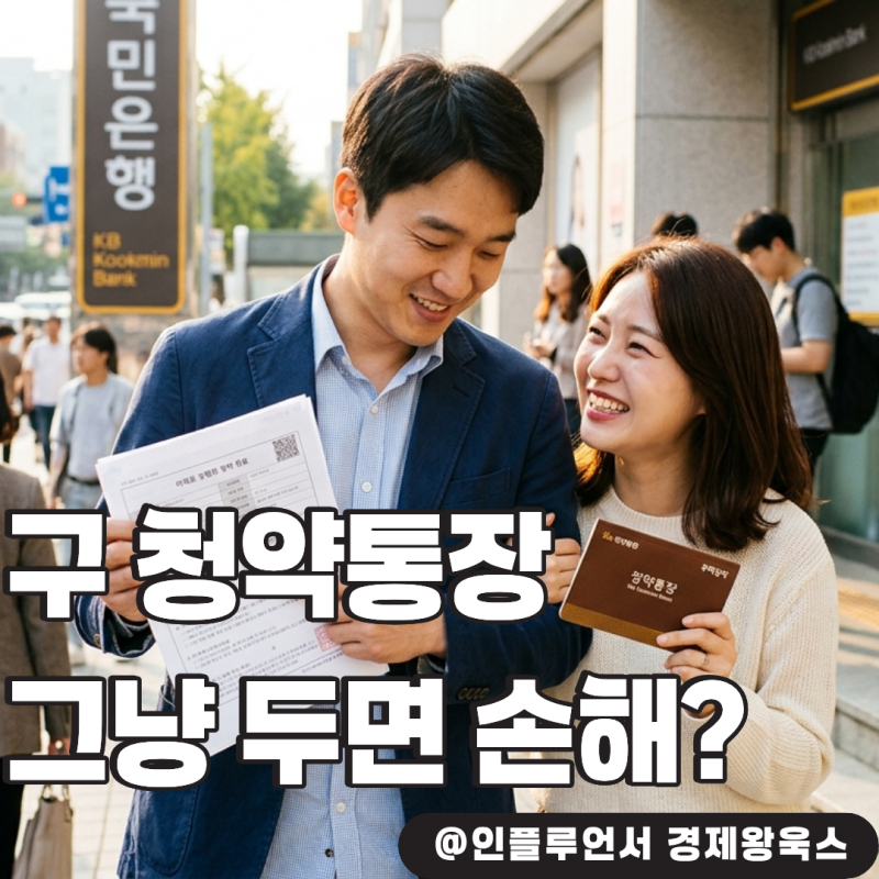 구 청약통장 그냥 두면 매달 이자 손해? 지금 당장 갈아타야 하는 이유