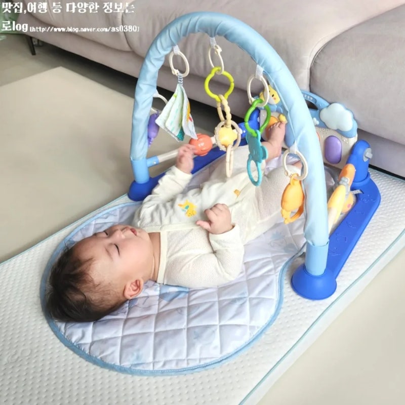 [아기랑여행준비물] 코코레브 아기 토퍼매트리스 놀이매트 활용 후기