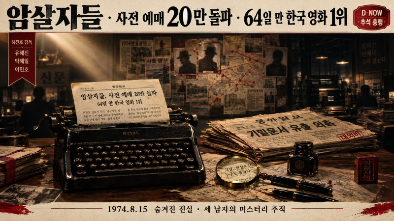 암살자들 사전 예매 20만 돌파 추석 흥행 기대