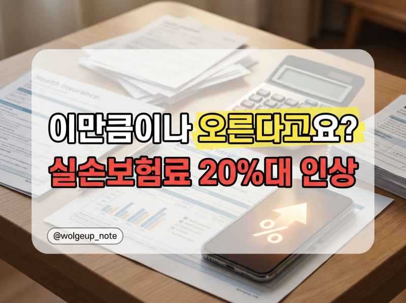 "이만큼이나 오른다고요?" 실손보험료 20%대 인상
