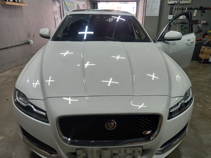 재규어 XF 핸드폰 네비게이션 GPS 수신불량 현위치 수신불량 차량용 GPS 증폭기 시공 강남서초 ....