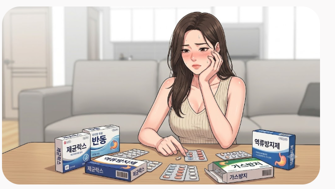 식도염 약 종류 총정리: PPI 성분별 특징부터 P-CAB/K-CAB 차이와 국내 대표 약들 비교
