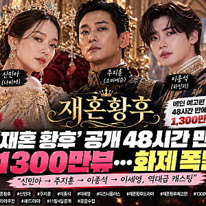 ‘재혼 황후’ 공개 48시간 만에 1300만뷰…신민아→주지훈→이종석→이세영, 역대급 캐스팅 ....
