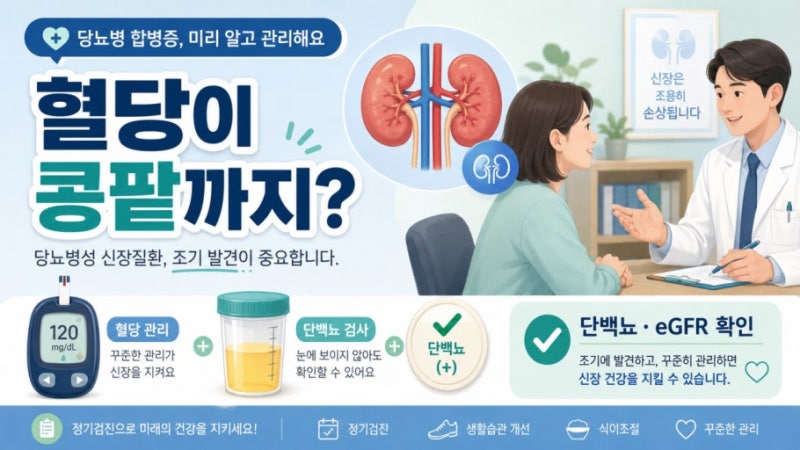 ◇ 당뇨병성 신장질환 증상과 관리 방법 ◇