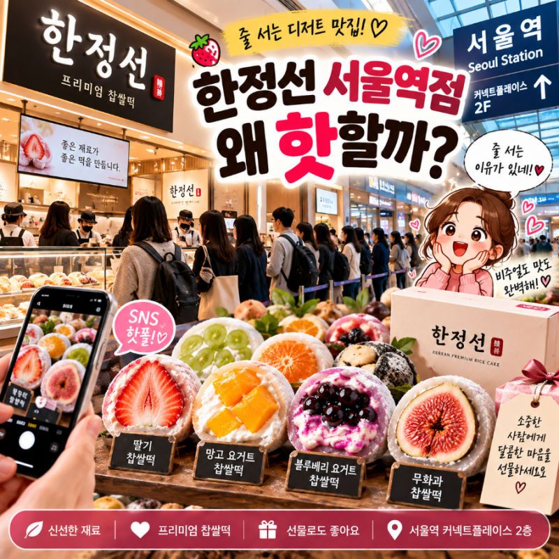 한정선 서울역점 왜 핫할까? 웨이팅·대기시간·메뉴 총정리