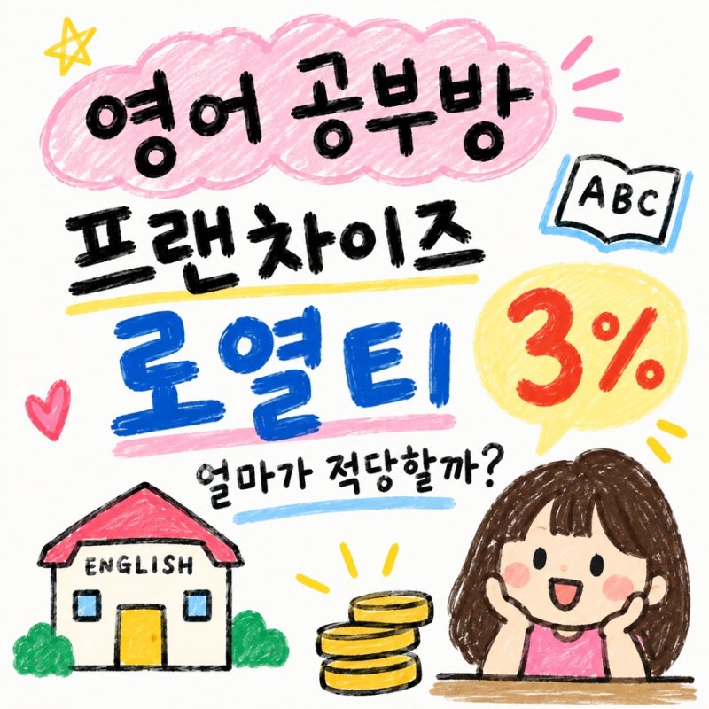 영어 공부방 프랜차이즈 로열티 3%, 창업 전에 꼭 확인해야 할 이유