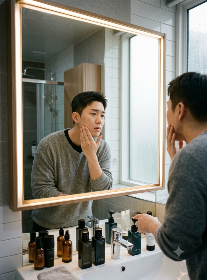 남성 스킨케어 추천, 헤라 옴므 블랙 인텐스 토너 에멀전