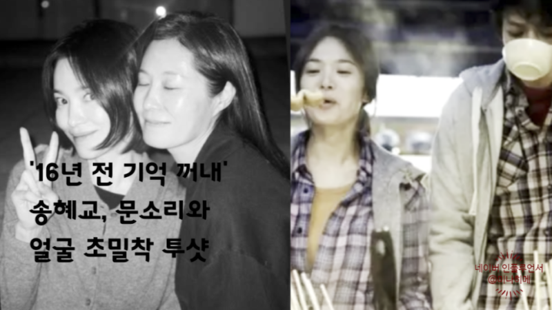 송혜교 강동원 문소리 16년 전 러브포세일이 맺어준 특급 의리 현장