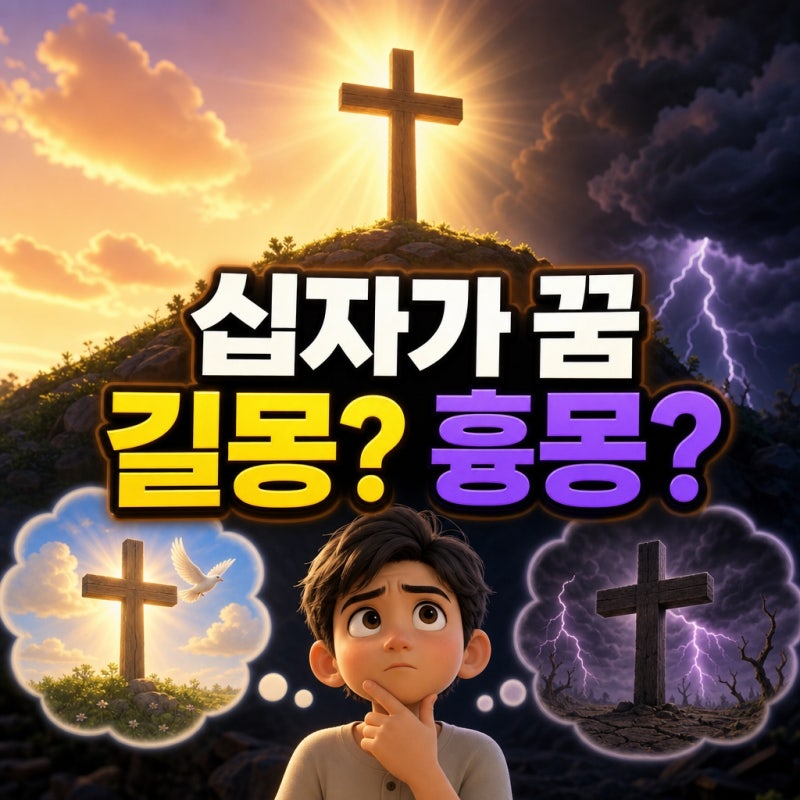 십자가 꿈 해몽 풀이 총정리! 길몽? 흉몽?