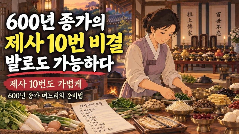 600년 종가 며느리 권순미가 밝힌 제사 10번 관리 비결