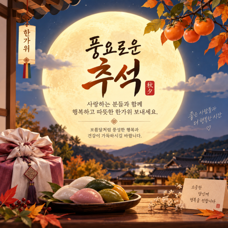 추석 인사말 모음! 부모님부터친구·직장동료·거래처까지 대상별 추석 인사글 100가지
