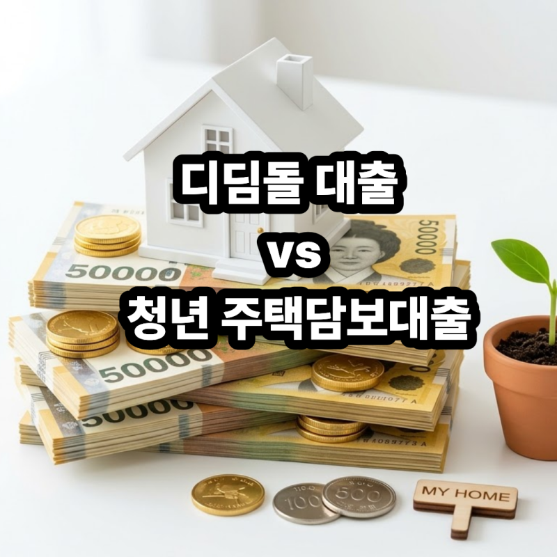 디딤돌 대출 vs 청년 주택담보대출 내 집 마련 첫걸음 하기