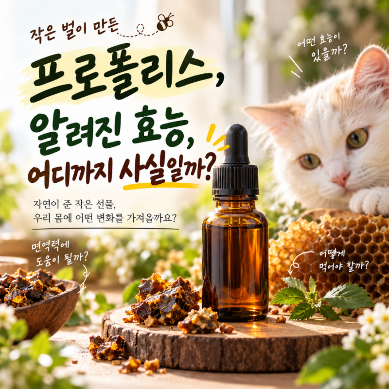 프로폴리스효능 총정리 플라보노이드 고르는법 부작용까지