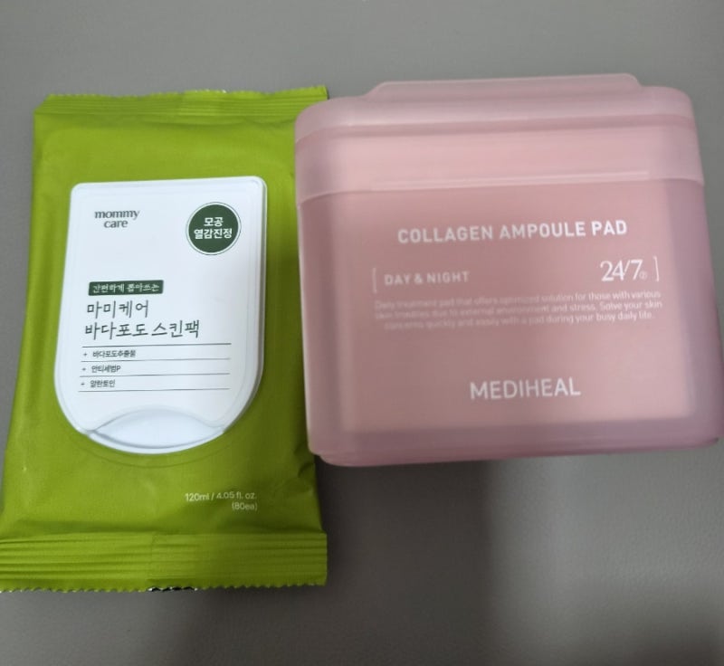 다이소 vs 올리브영 토너패드 비교