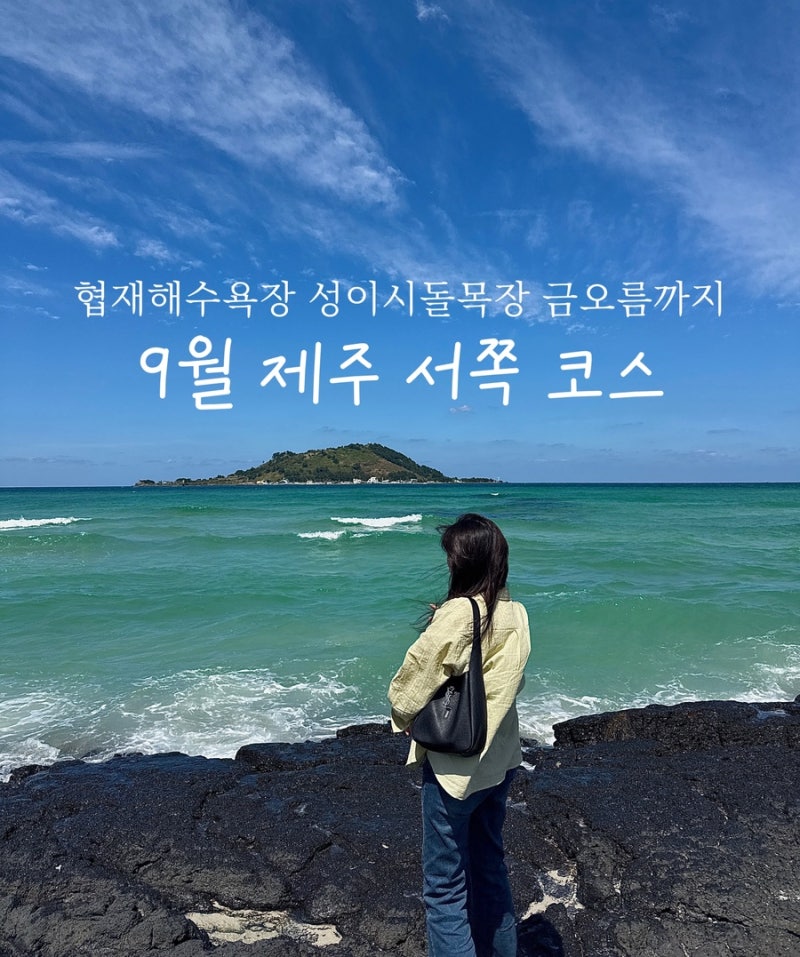 濟州西部旅遊路線：從挾才海水浴場到聖伊西多牧場，再到金岳