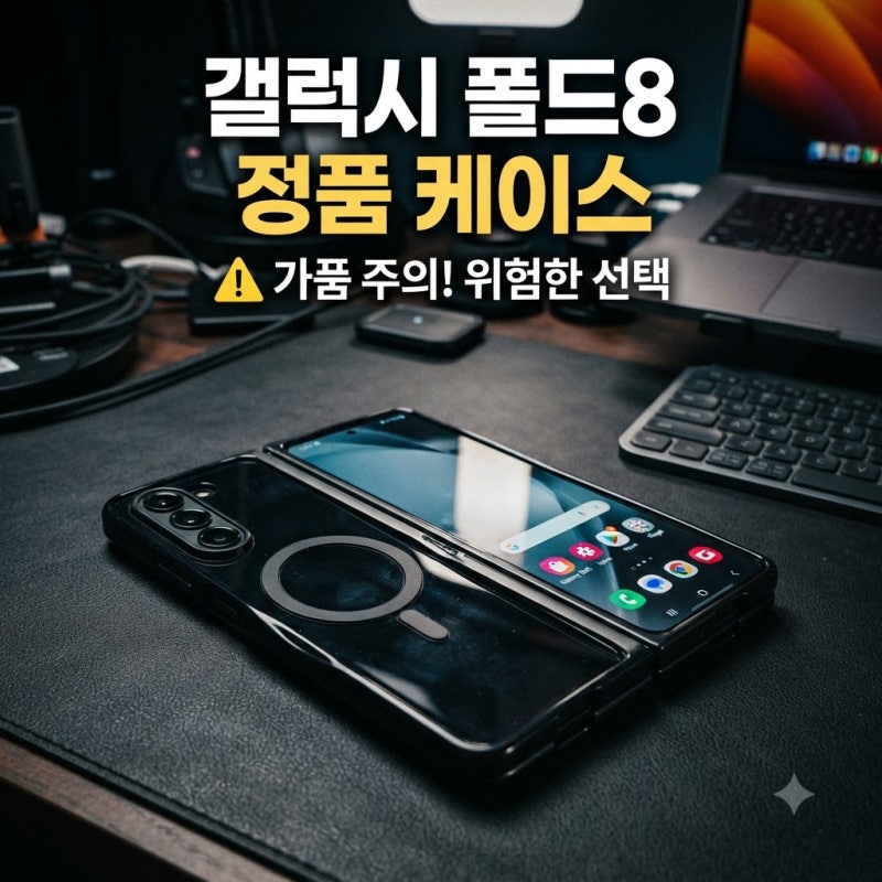 비싼 갤럭시Z 폴드8 맥세이프 케이스, 아무거나 끼웠다가 벌어지는 일들