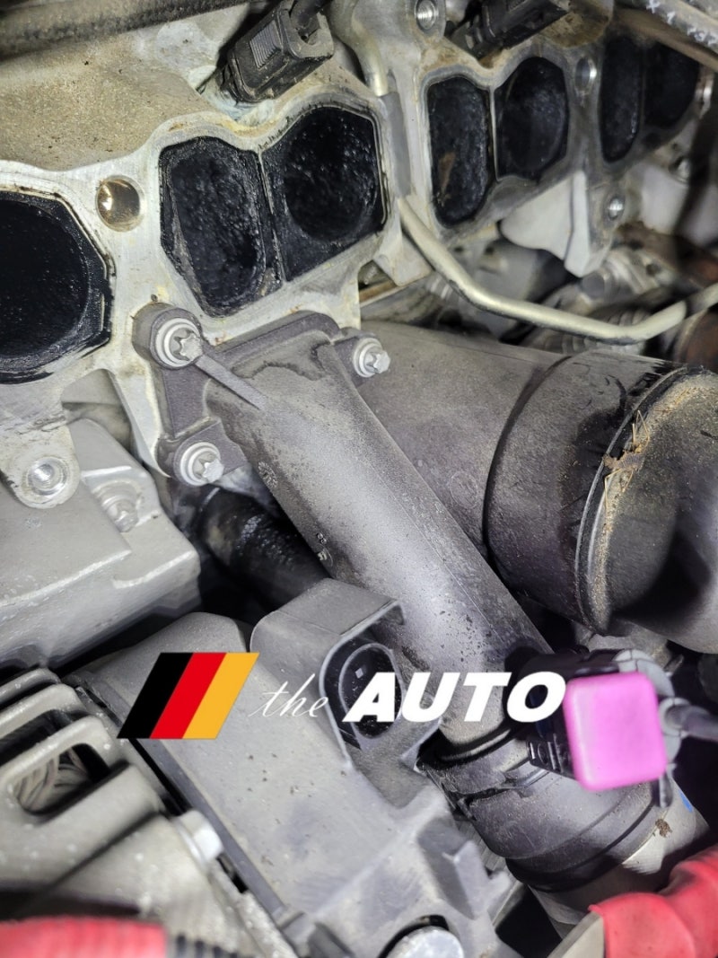 bmw x3 ㆍ냉각수부족 경고등으로... 워터파이프교환, 블로바이호스교환 - 남양주수입차정비 bmw....