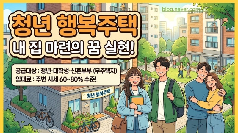 청년 행복주택정보와 2026년 모집일정 정리