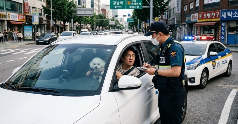 반려견 차 안에선 덜덜 떨어요 강아지 차 멀미 증상과 자동차 안전벨트 강아지 안고 운전하....