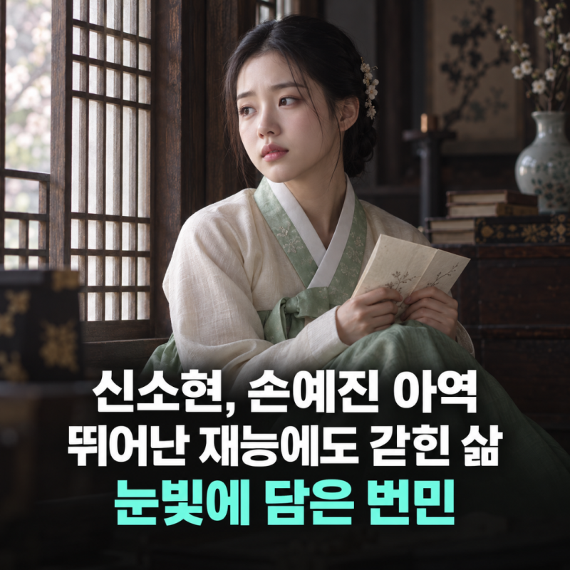 "짧아도 선명한 눈빛" 신소현 스캔들 손예진 아역 넷플릭스 조윤 조씨부인